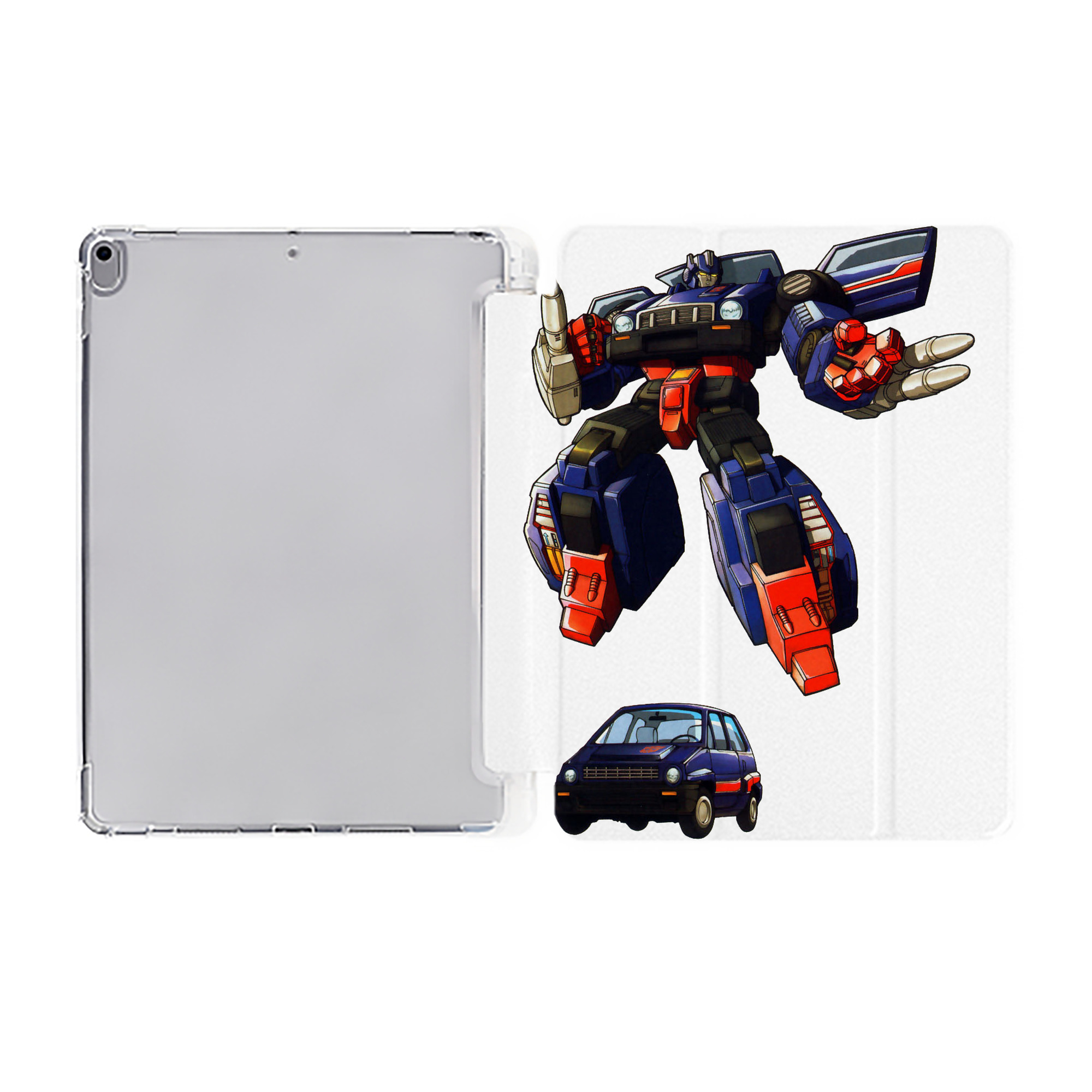 （画像用）  IPad ケース ペン収納付き 三つ折りスタンド PUレザー×シリコン 対応機種9.5/10.5/10.9インチ